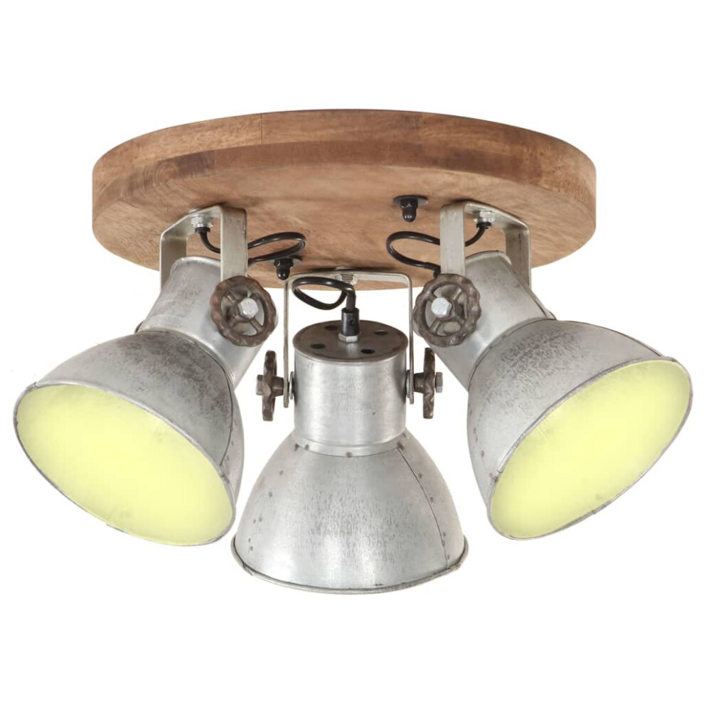 Vidaxl Industrial Ceiling Lamp 25 W E27 Hanging Hallway Bedroom Silver/Light
