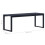 VidaXL vidaXL Gartenbank 120,5 cm PS-Platte Schwarz 5