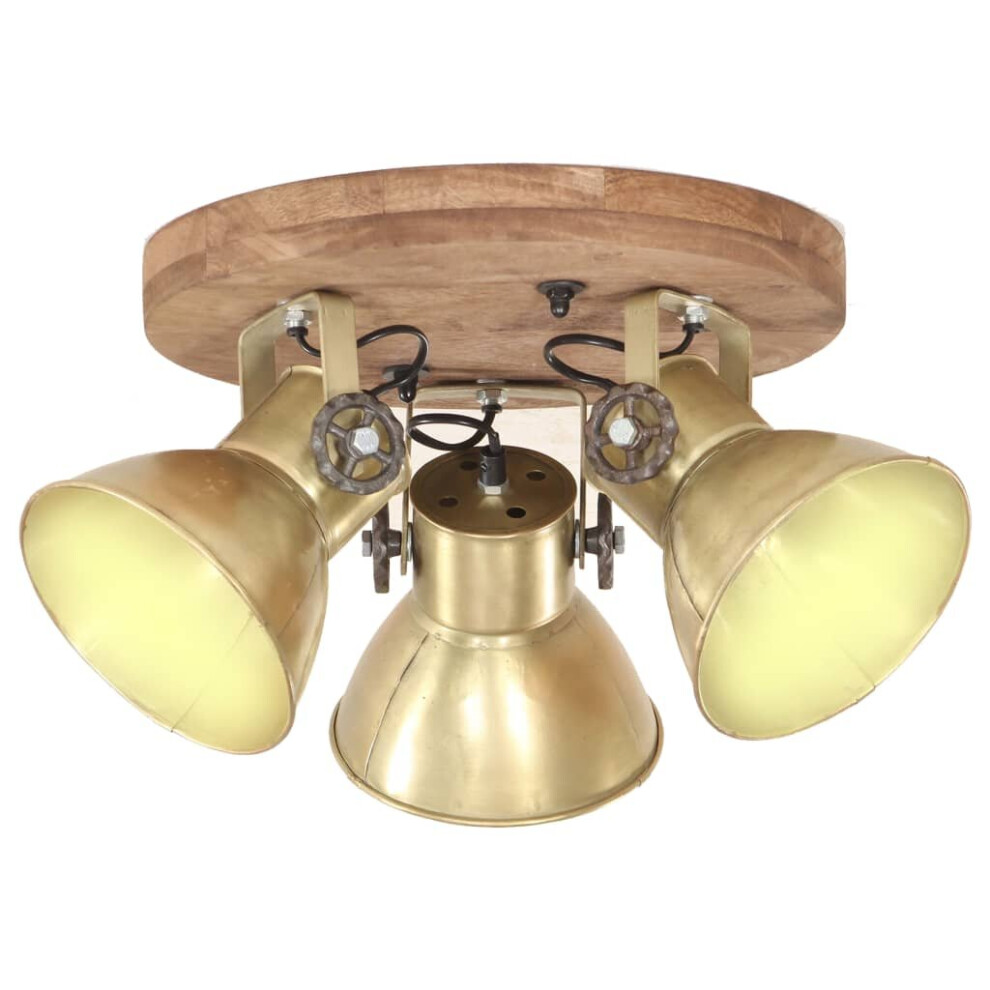 Vidaxl Industrial Ceiling Lamp 25 W Brass E27 Hanging Hallway Bedroom Light