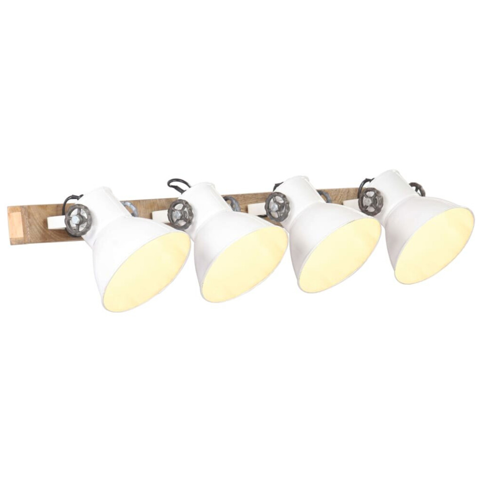 Vidaxl Industrial Wall Lamp E27 Bedside Reading Fixture Hallway White/Light