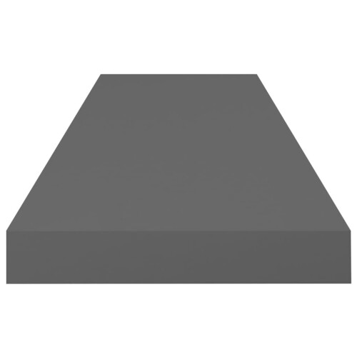 VidaXL vidaXL Schweberegal Hochglanz-Grau 80x23,5x3,8 cm MDF 2