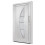 VidaXL vidaXL Haustür Weiß 98x208 cm 4