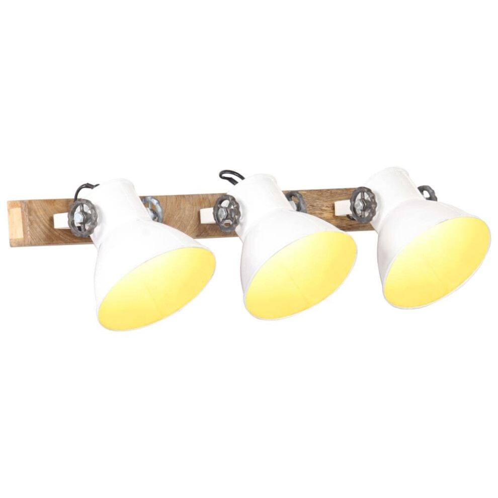 Vidaxl Industrial Wall Lamp E27 Bedside Reading Fixture Hallway White/Light