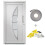 VidaXL vidaXL Haustür Weiß 98x208 cm 2