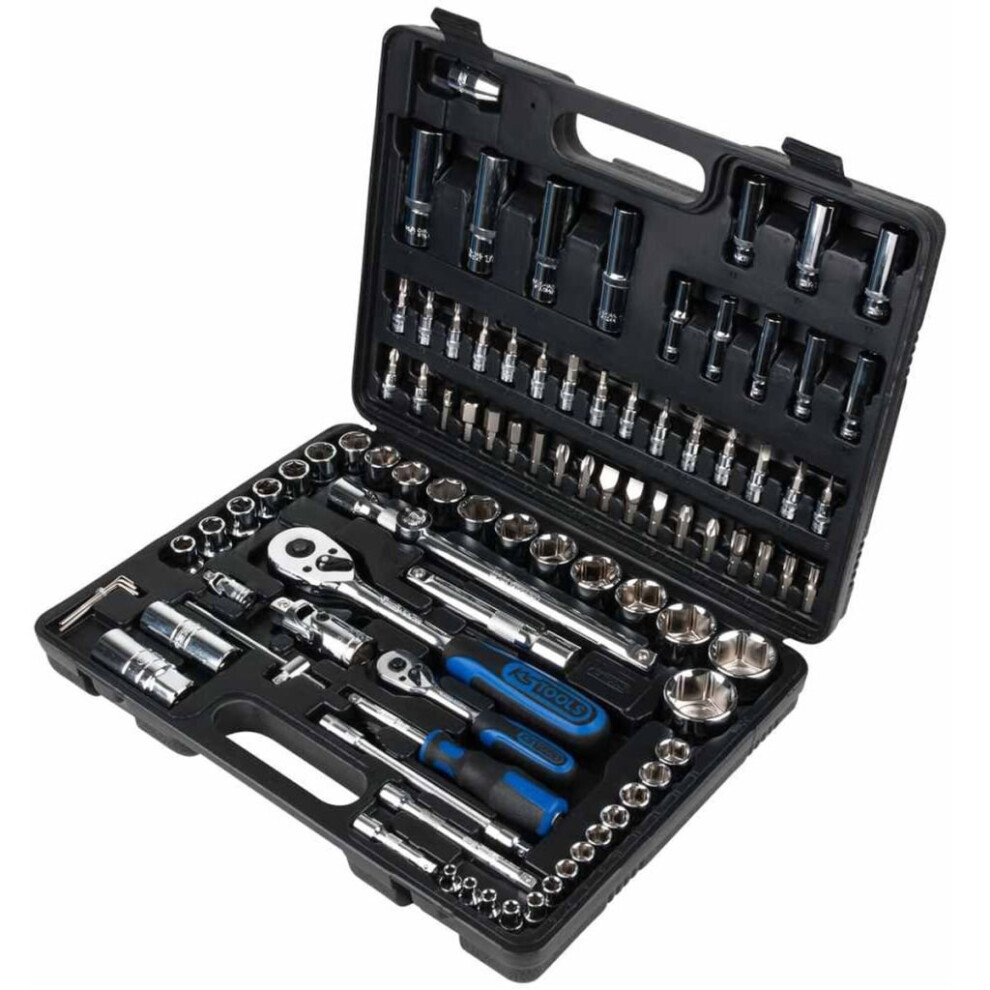 Ks Tools Chromeplus 96 Piece Hand Ratchet Spanner, Socket&Bit Set Kit 918.0796 4042146693506