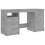 VidaXL vidaXL Desk Concrete Grey Engineered Wood Workstation Office Computer Table 2