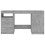 VidaXL vidaXL Desk Concrete Grey Engineered Wood Workstation Office Computer Table 4