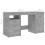 VidaXL vidaXL Desk Concrete Grey Engineered Wood Workstation Office Computer Table 10