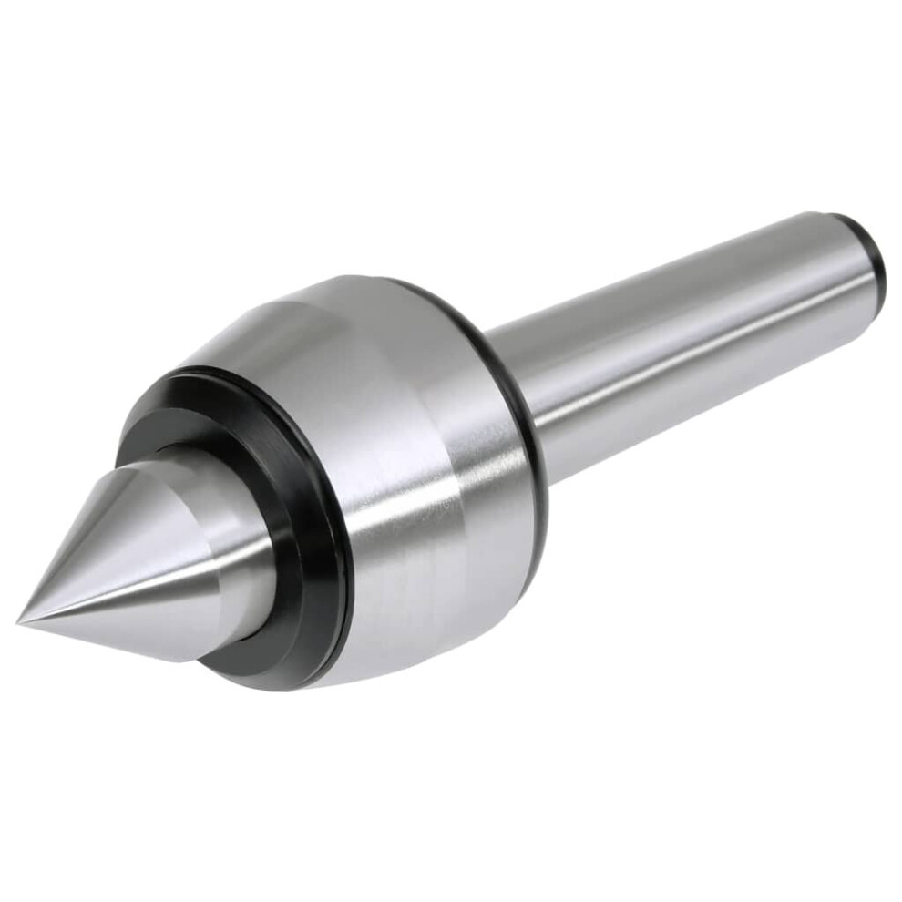 vidaXL Revolving Live Center MT2 Rotary Machine Tool Holding Morse Taper Steel