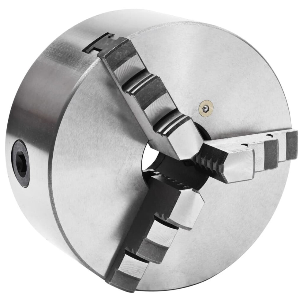 Vidaxl 3 Jaw Self-Centering Lathe Chuck 160Mm Steel Front Mount Engineer Tool