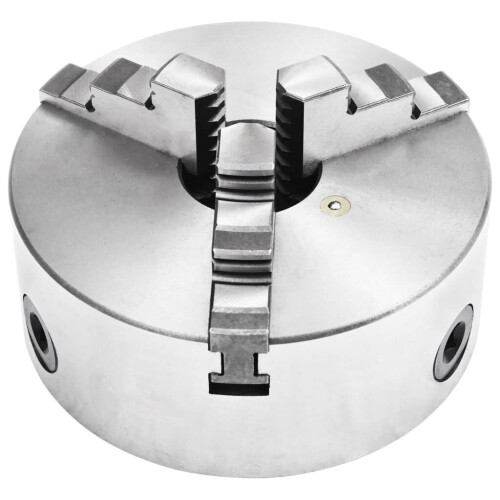 VidaXL vidaXL 3 Jaw Self-Centering Lathe Chuck 160mm Steel front Mount Engineer Tool 2