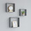 VidaXL vidaXL 3x Wall Cube Shelves Grey MDF Floating Display Storage Unit Bookcase 1
