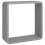 VidaXL vidaXL 3x Wall Cube Shelves Grey MDF Floating Display Storage Unit Bookcase 7