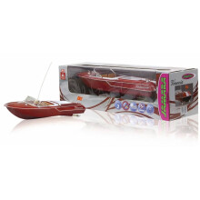 Jamara RC Boat Venezia Wooden look 40 Mhz Remote Controlled Racing Toy Boat