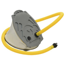 vidaXL Foot Pump PP and PE Grey and Yellow Airbed Mattress Pump Foot Bellow