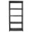 VidaXL vidaXL Storage Shelf 5-Tier Black Plastic Display Racking Space Saving Unit 5