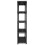 VidaXL vidaXL Storage Shelf 5-Tier Black Plastic Display Racking Space Saving Unit 6