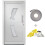 VidaXL vidaXL Haustür Weiß 88x200 cm 2