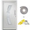VidaXL vidaXL Haustür Weiß 98x200 cm 2