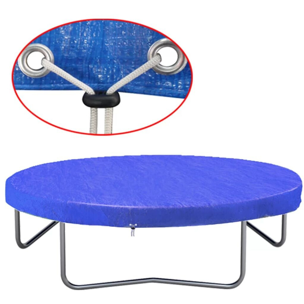 vidaXL Trampoline Cover PE 450-457 cm 90 g/mÂ² Durable Weather Protection Guard