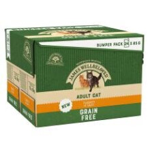 Jwb Bumper Pack Adult Cat Hypoallergenic Grain Free Pouches With Turkey In Gravy 24x85g (Pack of 2)