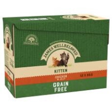 Jwb Kitten Sacchetti Senza Grano Con Pollo In Gelatina 12x85g