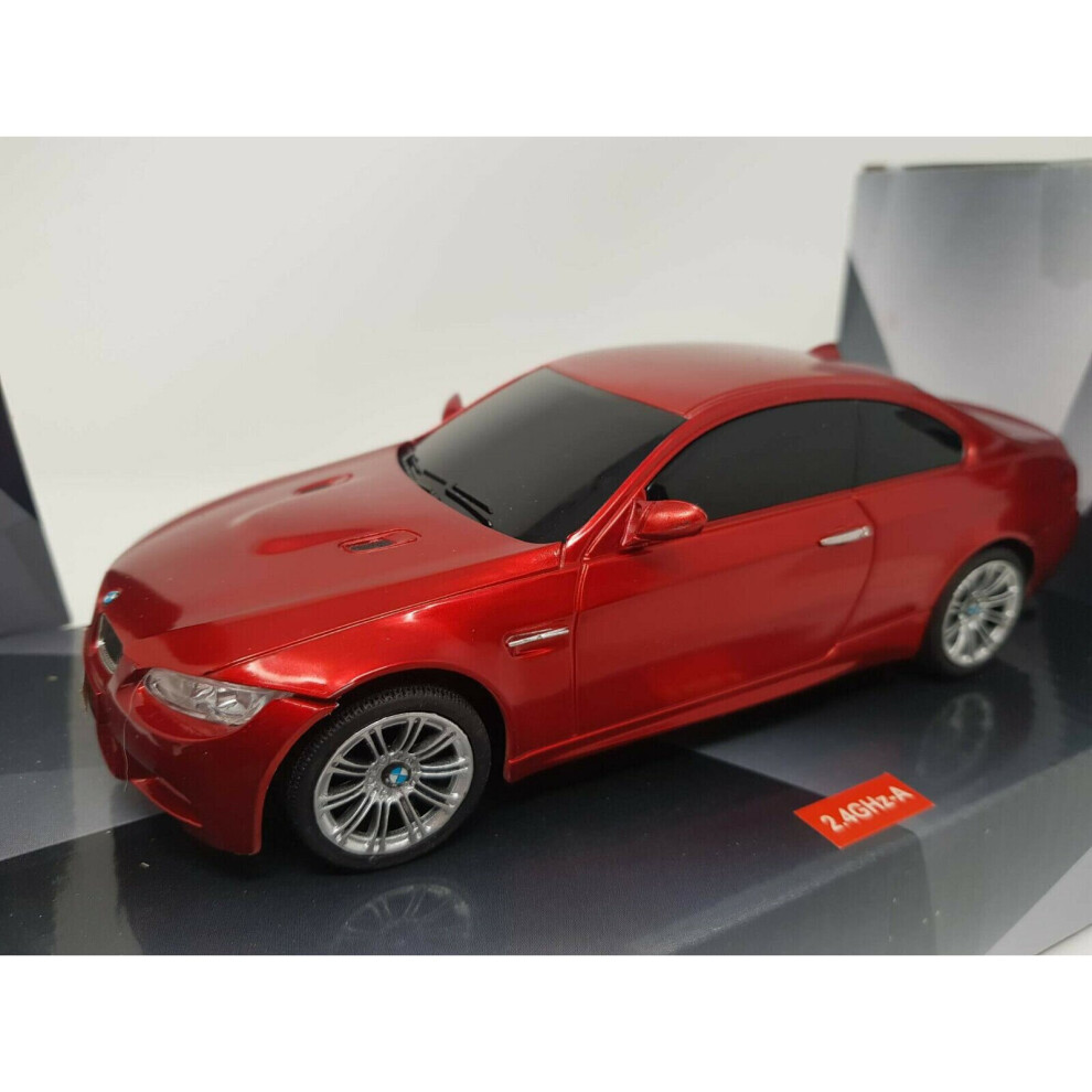 Ruby Red BMW M3 Radio Remote Control Car 1/24 Scale LED LiGHT