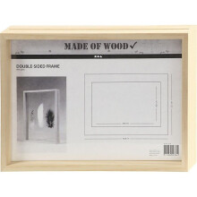 Picture Frame Double Wood A4 Depth 4.5 Cm, CC 56128