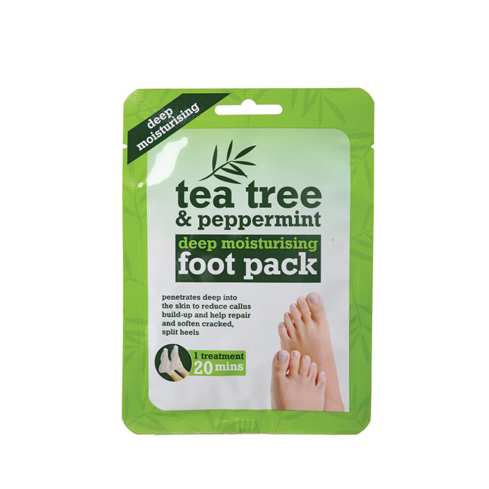 Xpel 6 X Tea Tree And Peppermint Deep Moisturising Pack (Foot Pack)