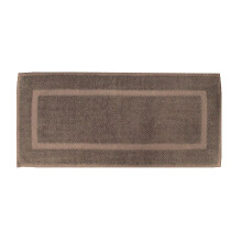 (Mocha) Allure Hotel Essentials Cotton Bath Runner Mat 50 x 110cm