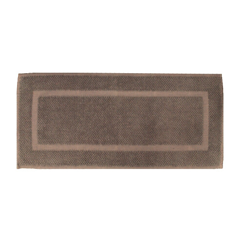 (Mocha) Allure Hotel Essentials Cotton Bath Runner Mat 50 x 110cm