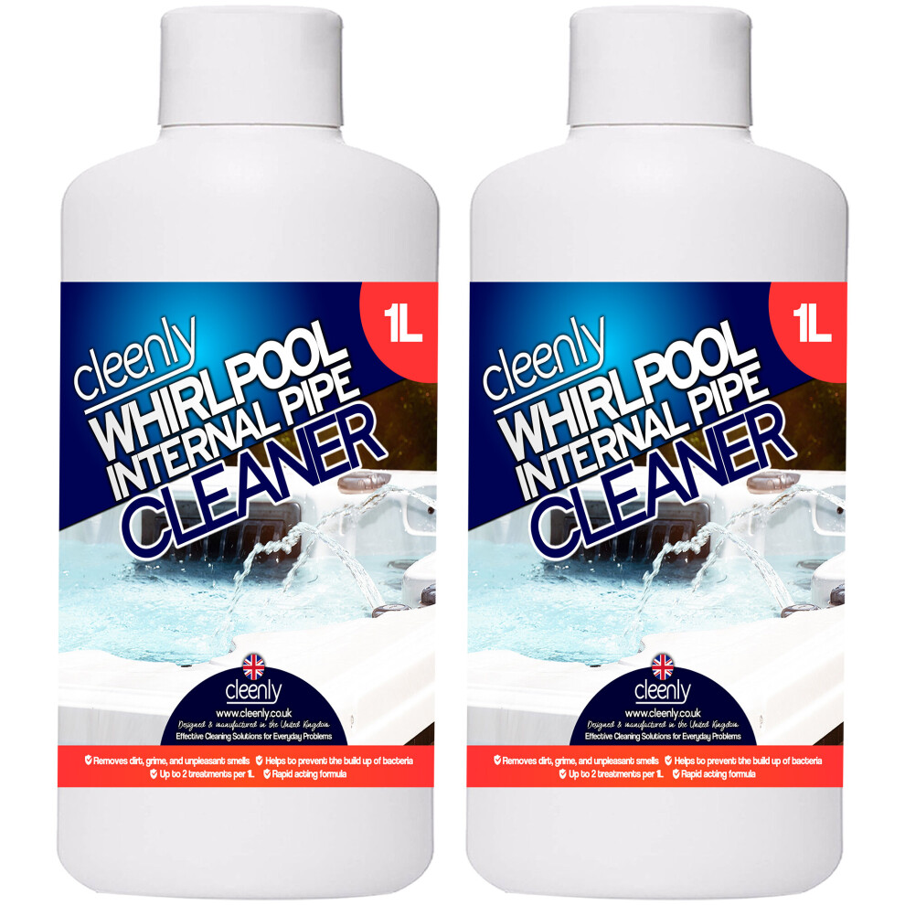 Cleenly (2L) Hygienic Hot Tub Whirlpool Internal Pipe Cleaner