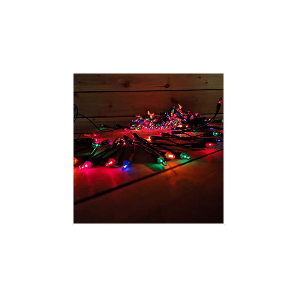 The Christmas Workshop 75280 200 Multi-Coloured Christmas Tree Lights