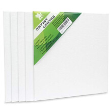 H&S Blank Canvas Board Frame 5pcs Artist Painting Stretcher 20x20cm Acrylic Oil Water Painting