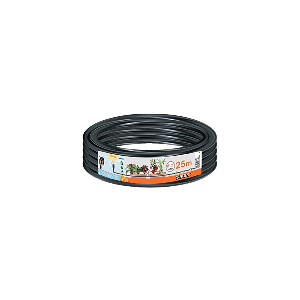 Claber 50815 90365, 25 m 1/2 Inch Black Polyethylene Tubing