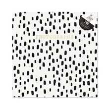 Tallon White with Black Spots 6x4 Photo Album Memo Slip in Holds 200 Photos
