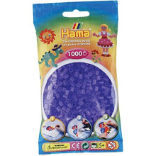 Hama Beads 1,000 Bead Refill Bag - Translucent Lilac