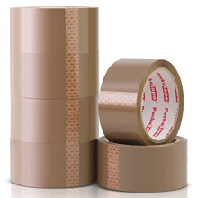 Packatape 6 Rolls General Purpose Packaging Tape - Brown 48mm x 66m