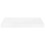 VidaXL vidaXL 2x Floating Wall Shelves High Gloss White 50x23x3.8 cm MDF Bookcase 2