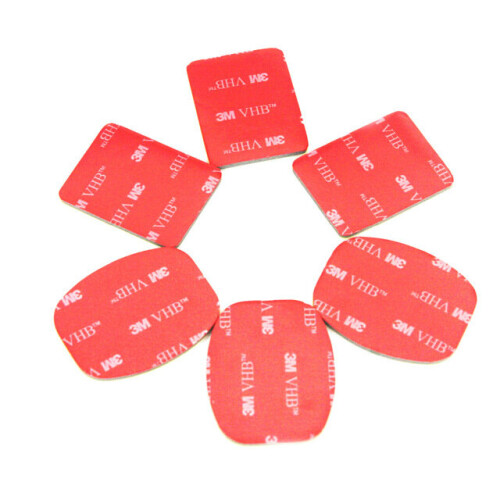 3M Adhesive Sticky Pads Stickers fits GoPro Hero 3x Flat 3x Curved Base Mount