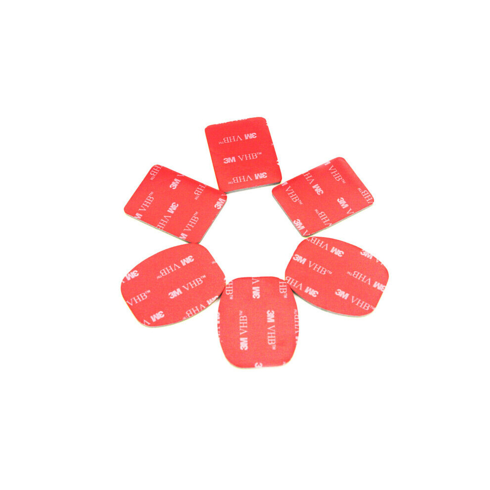 3M Adhesive Sticky Pads Stickers Fits Gopro Hero 3X Flat 3X Curved Base Mount 7426844948514