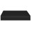 VidaXL vidaXL 2x Floating Wall Shelves Black MDF Display Ledge Hanging CD Rack Board 4