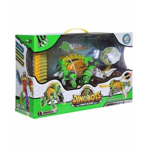 Stegosaurus Dinobots Dino Dinosaur Robot Transformer Blaster Foam Gun