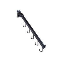 16.5 in. 5 Hook Pipe Line Waterfall, Matte Black