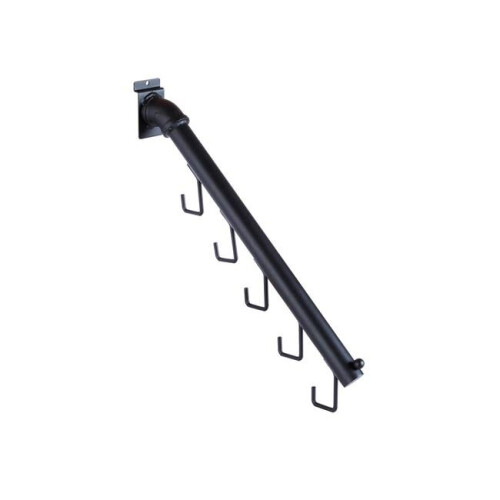 16.5 in. 5 Hook Pipe Line Waterfall, Matte Black
