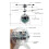 Ranpo Boule de cristal à induction LED volante Jouets USB Rechargeable 5