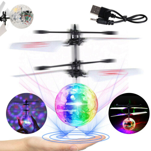 Ranpo Boule de cristal à induction LED volante Jouets USB Rechargeable 1
