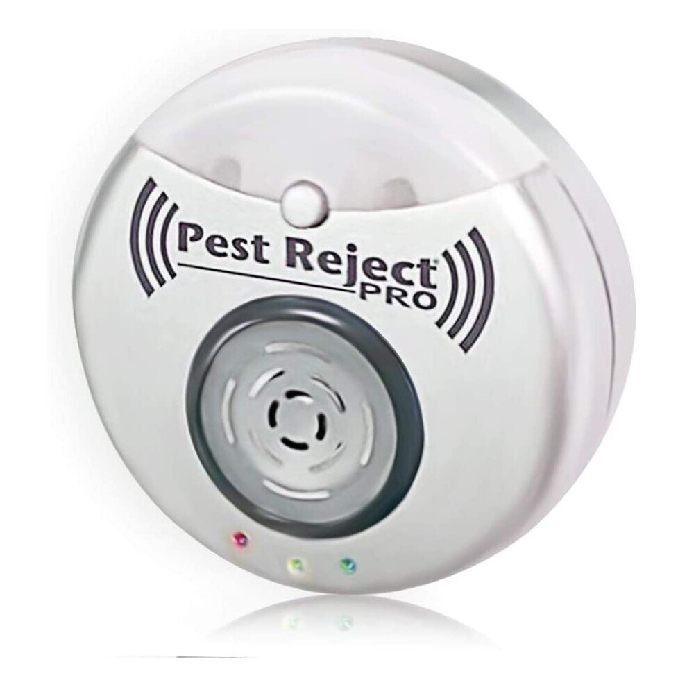 Pest Reject Ultrasonic Pest Repeller Pro, As Seen on TV, Ultrasonic Rodent Repellent, Insects, Mosquitoes, Flies and Cockroaches,