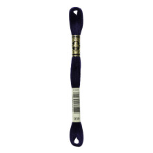 DMC Mouline floss/skein for sewing/embroidery - 8 metres - 939 - Navy Blue, Very Dark