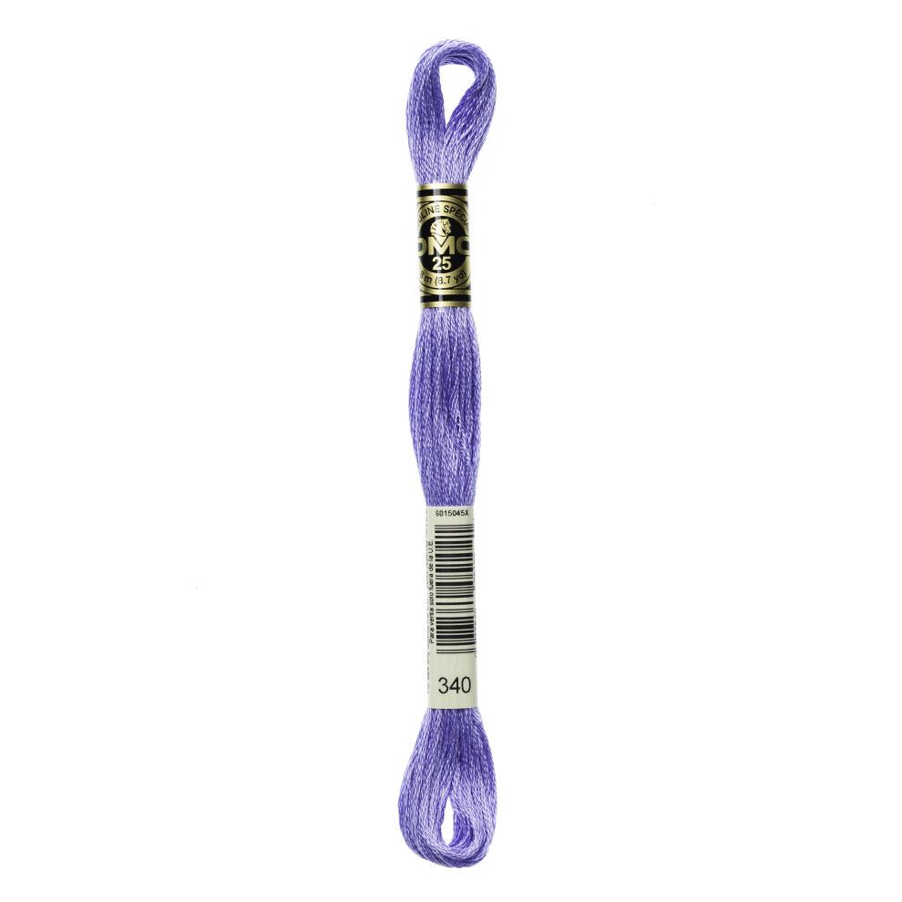 DMC Mouline floss/skein for sewing/embroidery - 8 metres - 340 - Blue Violet, Medium